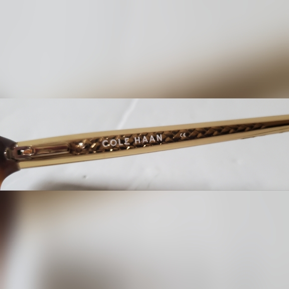 Cole Haan Womens CH5024 240 Soft Tort Eyeglass Frames 52-17-135 - FRAMES ONLY - Picture 4 of 5